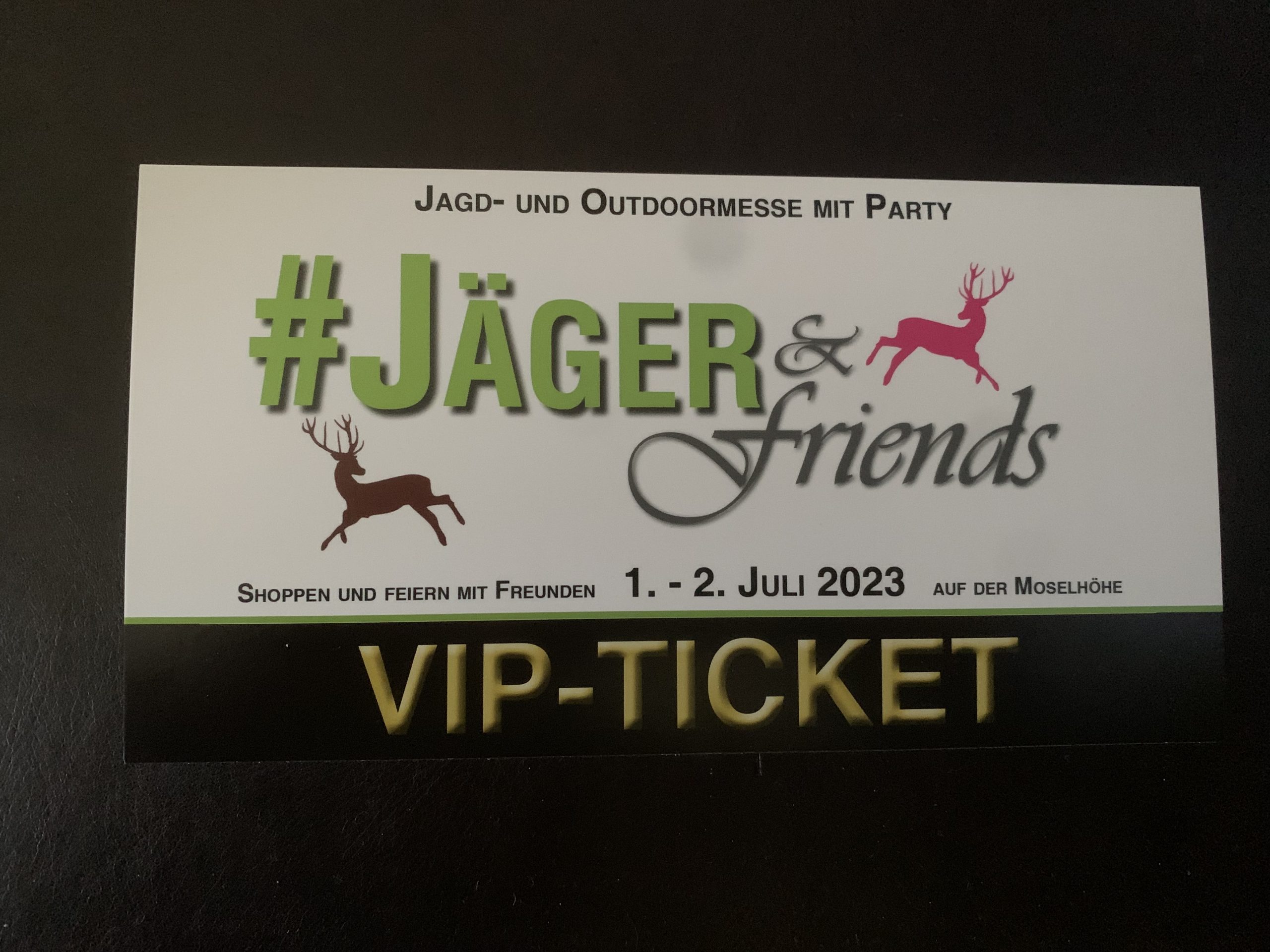 VIP-Ticket für die Jagd- und Outdoormesse #Jäger & friends